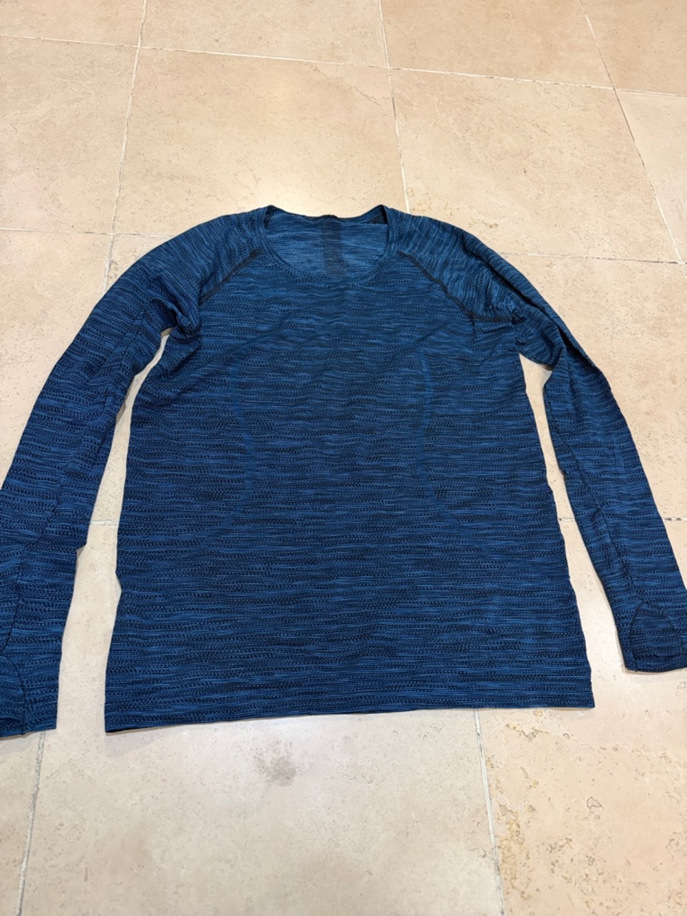 lululemon athletica Navy Blue Long Sleeve Tee